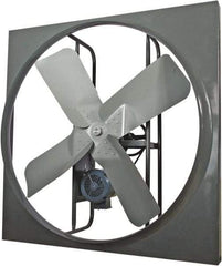 Americraft - 36" Blade, Belt Drive, 3/4 hp, 11,900 CFM, TEFC Exhaust Fan - 2.8/1.4 Amp, 230/460 Volt, Three Phase - Industrial Tool & Supply