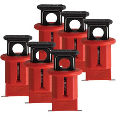 Brady - Pack of 6 Universal Miniature Circuit Breaker Lockouts - Industrial Tool & Supply