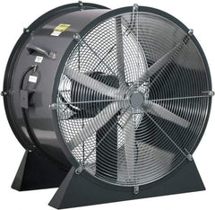 Americraft - 18" Blade, 1/4 hp, 3,050 CFM, Low Floor Stand Industrial Circulation Fan - Floor Stand, 115/230 Volts, 1 Speed - Industrial Tool & Supply