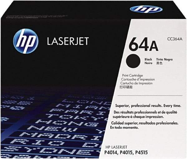 Hewlett-Packard - Black Toner Cartridge - Use with HP LaserJet P4015, P4515 - Industrial Tool & Supply