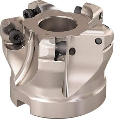 Seco - 2" Cut Diam, 0.236" Max Depth, 3/4" Arbor Hole, 5 Inserts, RP..12.. Insert Style, Indexable Copy Face Mill - R220.29 Cutter Style, 12,500 Max RPM, 1-1/2 High, Through Coolant, Series R220.29 - Industrial Tool & Supply