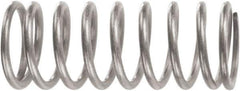 Associated Spring Raymond - 49.2mm OD, 5.26mm Wire, 5-1/2" Free Length, Compression Spring - 55.5 Lb Spring Rating, 488.08 N Max Work Load, Music Wire - Industrial Tool & Supply