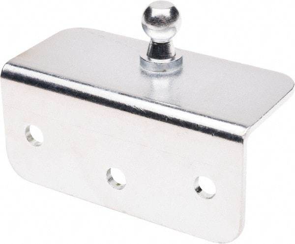 Associated Spring Raymond - 3-1/2" Zinc Plated Mounting Bracket - For Hydraulic Dampers & Gas Springs - Industrial Tool & Supply