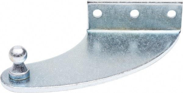 Associated Spring Raymond - 4" Long x 0.875" Deep x 2.75" High Zinc Plated Mounting Bracket - For Hydraulic Dampers & Gas Springs - Industrial Tool & Supply