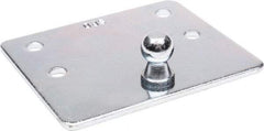 Associated Spring Raymond - 3-1/2" Zinc Plated Mounting Bracket - For Hydraulic Dampers & Gas Springs - Industrial Tool & Supply