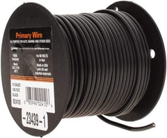 EastPenn - 14 AWG Automotive Plastic Insulated, Single Conductor Wire - 100' Long, Black - Industrial Tool & Supply