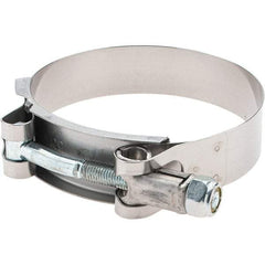 Made in USA - Bolt Clamps Type: T-Bolt Hose Clamp Minimum Diameter (Decimal Inch): 2.7500 - Industrial Tool & Supply