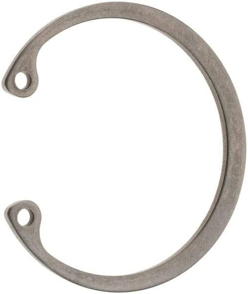 Made in USA - 1-3/8" Nominal, 0.05" Thick, Stainless Steel Snap Internal Retaining Ring - 0.056" Groove Width, 0.043" Groove Depth, 1.461" Groove Diam - Industrial Tool & Supply