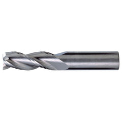 ‎5/8″ × 5/8″ × 1-5/8″ × 4″ RHS / RHC Solid Carbide 3-Flute Square End High-Performance End Mill for Aluminum - TiCN - Exact Industrial Supply