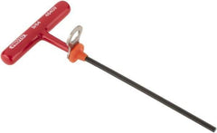 Proto - 9/64" Hex, Tethered T-Handle Cushion Grip, Hex Key - 6" OAL, Alloy Steel, Inch System of Measurement - Industrial Tool & Supply