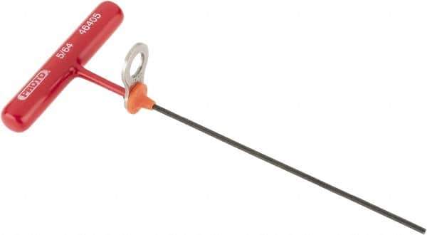 Proto - 5/64" Hex, Tethered T-Handle Cushion Grip, Hex Key - 6" OAL, Alloy Steel, Inch System of Measurement - Industrial Tool & Supply