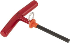 Proto - 5/16" Hex, Tethered T-Handle Cushion Grip, Hex Key - 6" OAL, Alloy Steel, Inch System of Measurement - Industrial Tool & Supply