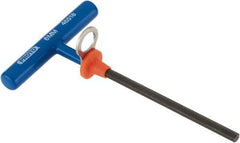 Proto - 6mm Hex, Tethered T-Handle Cushion Grip, Hex Key - 6" OAL, Alloy Steel, Metric System of Measurement - Industrial Tool & Supply