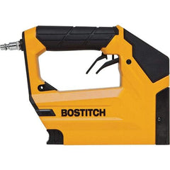 Stanley Bostitch - 3/8" Crown, 18 Gauge, 100 Staple Capacity Power Stapler - 1/4" Inlet, 70 to 100 psi Air Pressure, - Industrial Tool & Supply