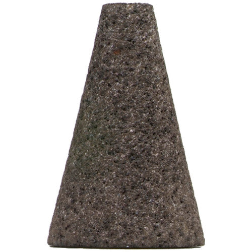 2″ × 1/2″ × 3″ × 5/8″–11 Gemini Snagging Wheel Type 17 Cones-Square Tip 24 Grit - Industrial Tool & Supply