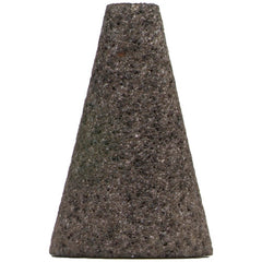 2″ × 1/2″ × 3″ × 5/8″–11 Gemini Snagging Wheel Type 17 Cones-Square Tip 24 Grit - Industrial Tool & Supply