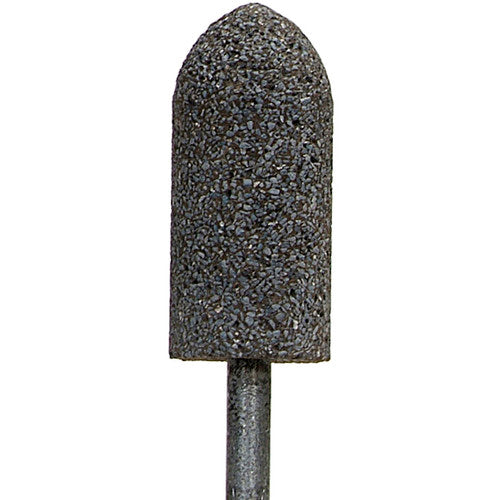 7/8″ × 2″ 1/4″ Spindle NorZon Mounted Point A11 24 Grit Zirconia Alumina - Industrial Tool & Supply