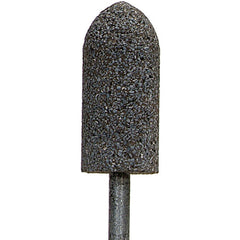7/8″ × 2″ 1/4″ Spindle NorZon Mounted Point A11 24 Grit Zirconia Alumina - Industrial Tool & Supply