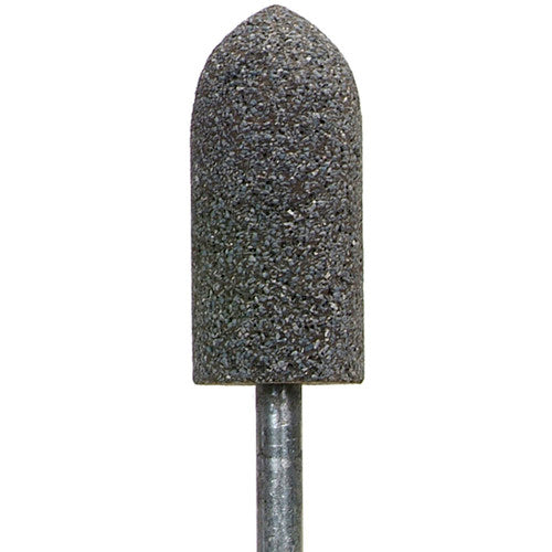 7/8″ × 2″ 1/4″ Spindle Charger Mounted Point A11 30 Grit Zirconia Alumina/Aluminum Oxide - Industrial Tool & Supply