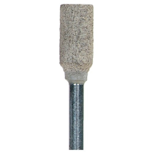 1/4″ × 1/2″ 1/8″ Spindle Cotton Fiber Mounted Point W163 120 Grit A/O - Industrial Tool & Supply