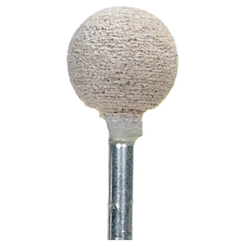 1/2″ × 1/2″ 1/8″ Spindle Cotton Fiber Mounted Point B121 80 Grit Aluminum Oxide - Industrial Tool & Supply