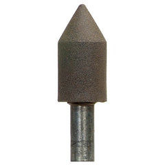 1″ × 2″ 1/2″ Spindle Center Lap Mounted Point 80 Grit Aluminum Oxide - Industrial Tool & Supply