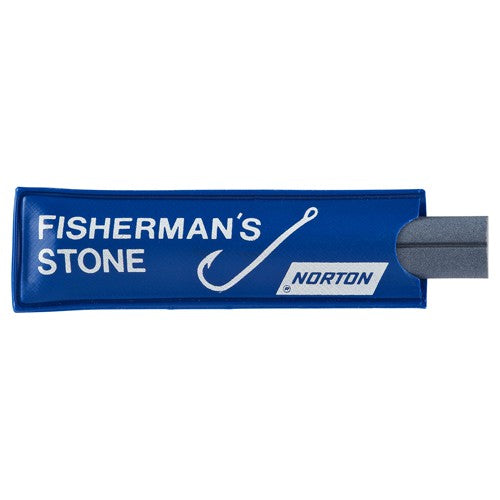 1/2″ × 3″ Crystolon Fish Hook Pocket Stone Half Round Fine Grit - Industrial Tool & Supply