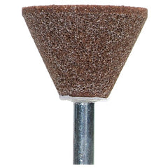 ‎1-3/8″ × 1″ 1/4″ Spindle Gemini Mounted Point A31-60 Grit Aluminum Oxide - Industrial Tool & Supply