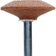 ‎1-5/8″ × 3/8″ 1/4″ Spindle Gemini Mounted Point A36 60 Grit Aluminum Oxide - Industrial Tool & Supply