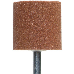 ‎1-1/2″ × 1-1/2″ 1/4″ Spindle Gemini Mounted Point W238 60 Grit Aluminum Oxide - Industrial Tool & Supply