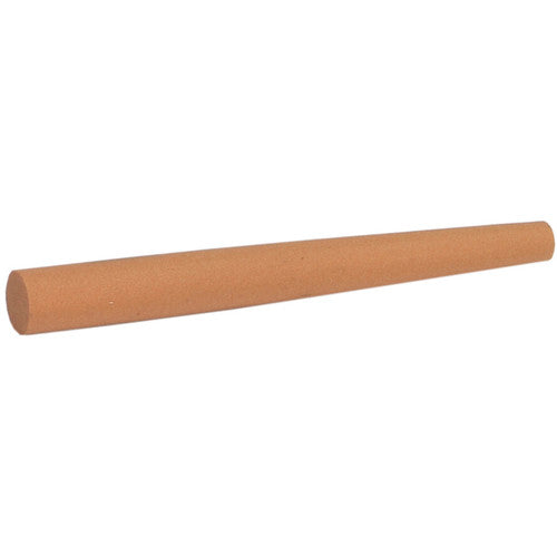 1/2″ × 1/4″ × 4″ India File Round Tapered 320 Grit - Industrial Tool & Supply