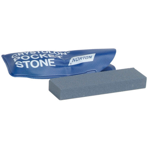 3/8″ × 7/8″ × 3″ Crystolon Pocket Stone Rectangular Fine Grit - Industrial Tool & Supply