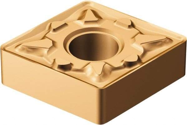 Sandvik Coromant - CNMG433 MM Grade 1125 Carbide Turning Insert - TiAlN/AlCr2O3 Finish, 80° Diamond, 1/2" Inscr Circle, 3/16" Thick, 3/64" Corner Radius - Industrial Tool & Supply