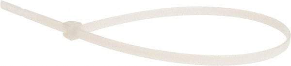 Value Collection - 11.4173" Long Natural (Color) Nylon Standard Cable Tie - 50 Lb Tensile Strength - Industrial Tool & Supply