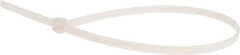 Value Collection - 11.4173" Long Natural (Color) Nylon Standard Cable Tie - 50 Lb Tensile Strength - Industrial Tool & Supply