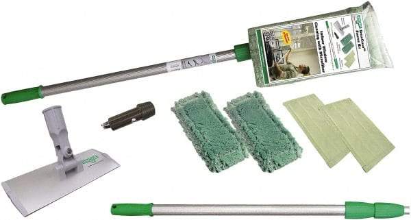 Unger - 8" Wide Microfiber Strip Washer Window Cleaning Kit - Microfiber, 8 Inch Wide Blade - Industrial Tool & Supply