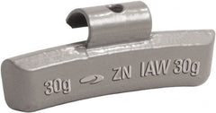 Value Collection - Weight Style IAWz, 30g, Wheel Weight for All Truck Size Tires - Industrial Tool & Supply