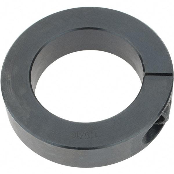 Import - 1-15/16" Bore, Steel, One Piece Clamp Collar - 3" Outside Diam, 11/16" Wide - Industrial Tool & Supply