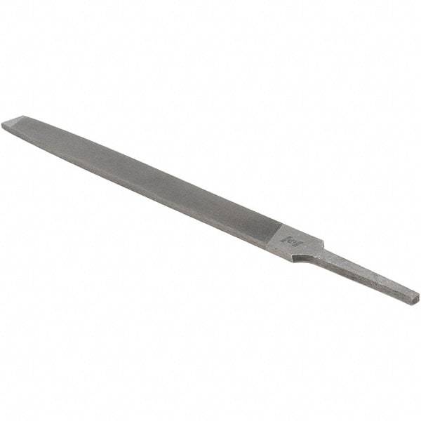 Value Collection - 6" Long, Smooth Cut, Mill American-Pattern File - Single Cut, 7/64" Overall Thickness - Industrial Tool & Supply