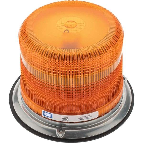 Import - Strobe & Flashing Lights Light Type: Strobe Lens Color: Amber - Industrial Tool & Supply