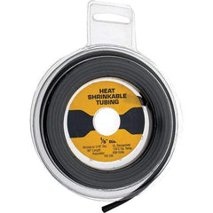 Import - 2:1, Polyolefin Heat Shrink Electrical Tubing - Black - Industrial Tool & Supply