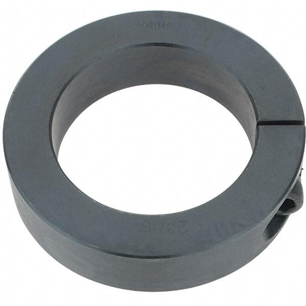 Import - 2-3/16" Bore, Steel, One Piece Clamp Collar - 3-1/4" Outside Diam, 3/4" Wide - Industrial Tool & Supply