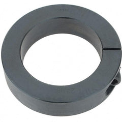 Import - 2-3/16" Bore, Steel, One Piece Clamp Collar - 3-1/4" Outside Diam, 3/4" Wide - Industrial Tool & Supply