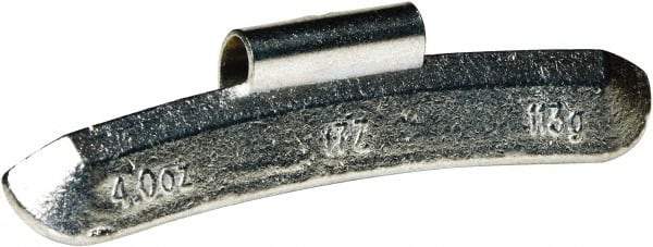Value Collection - 4 oz I 7 Wheel Weight - Zinc, For Use with Automotive & Light Trucks - Industrial Tool & Supply