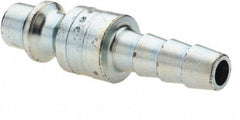 Parker - Hose Barb Industrial Pneumatic Hose Connector - Steel, 1/4" Body Diam, 1/4" Hose ID - Industrial Tool & Supply