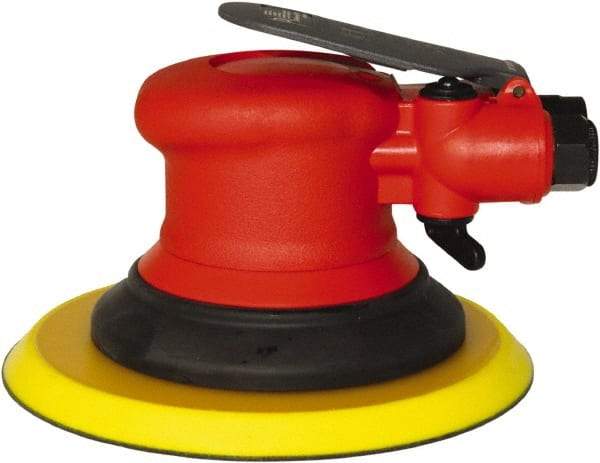 Universal Tool - 12,000 OPM, 14 CFM Air Consumption, 90 psi Air Pressure, Palm Air Orbital Sander - Round Pad, - Industrial Tool & Supply