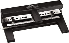 Swingline - Paper Punches Type: 40 Sheet Manual Three Hole Punch Color: Black - Industrial Tool & Supply