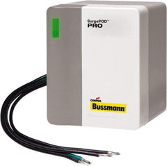 Cooper Bussmann - 3 Pole, 3 Phase, 10 kA Nominal Current, 4-1/8 Inch Long x 3-3/8 Inch Wide x 4-1/16 Inch Deep, Hardwired Surge Protector - Panel Mount, 4X, 200 kA Short Circuit Current, 240 V, 320 VAC Operating Voltage, 40 kA Surge Protection - Industrial Tool & Supply