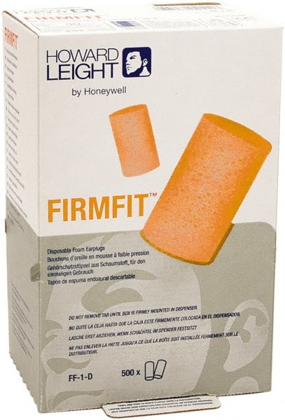 Howard Leight - Pack of 500 Pairs, Disposable, Uncorded, 30 dB, Barrel Earplugs - Industrial Tool & Supply