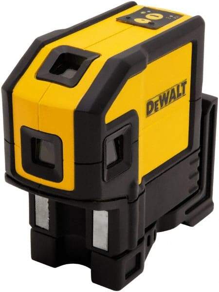 DeWALT - 6 Beam 165, 100' Max Range Line Laser Level - Red Beam, 1/8\x94 Accuracy, Battery Included - Industrial Tool & Supply